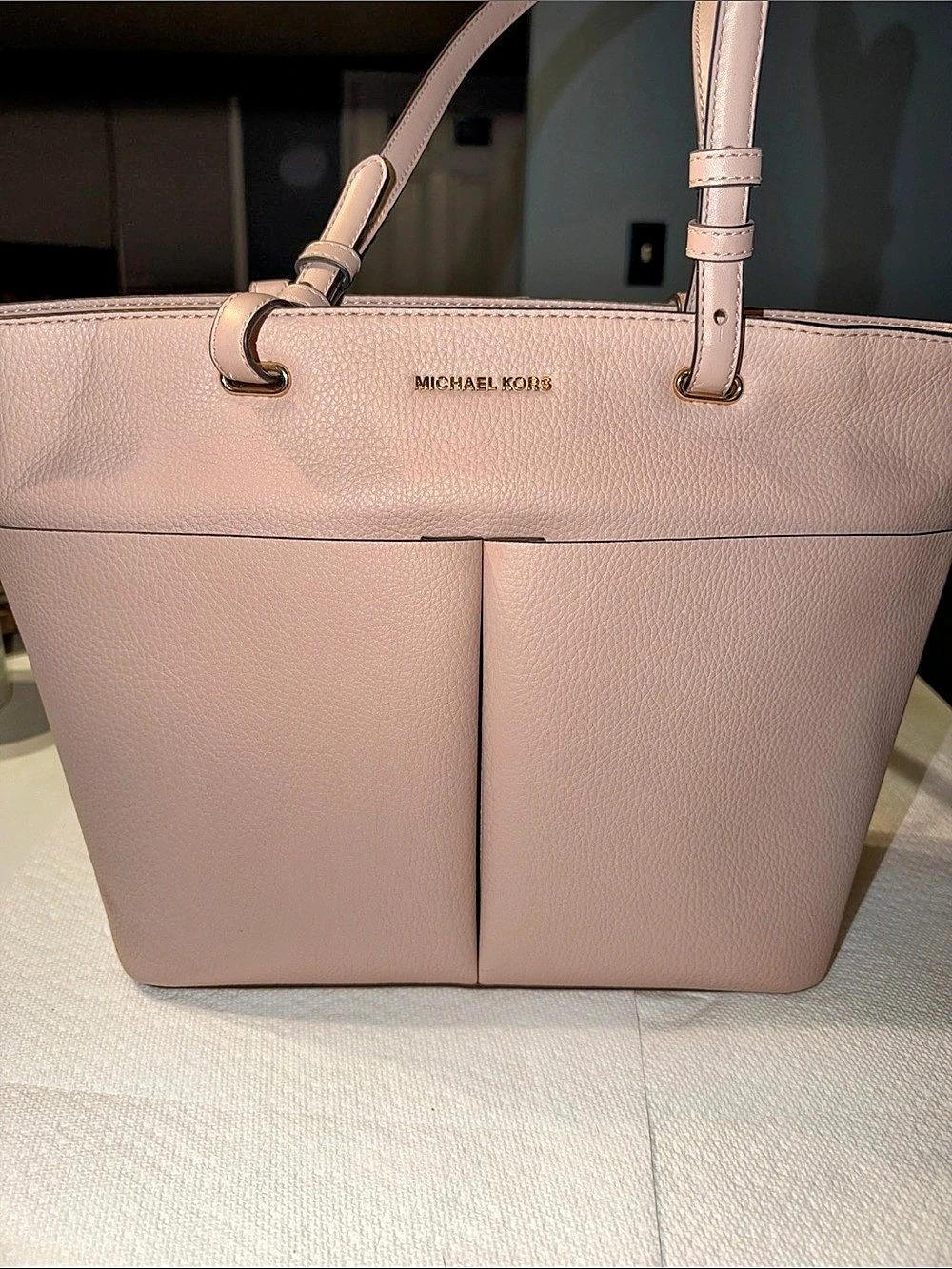 Michael Kors Blush Pink Double-Pocket Tote